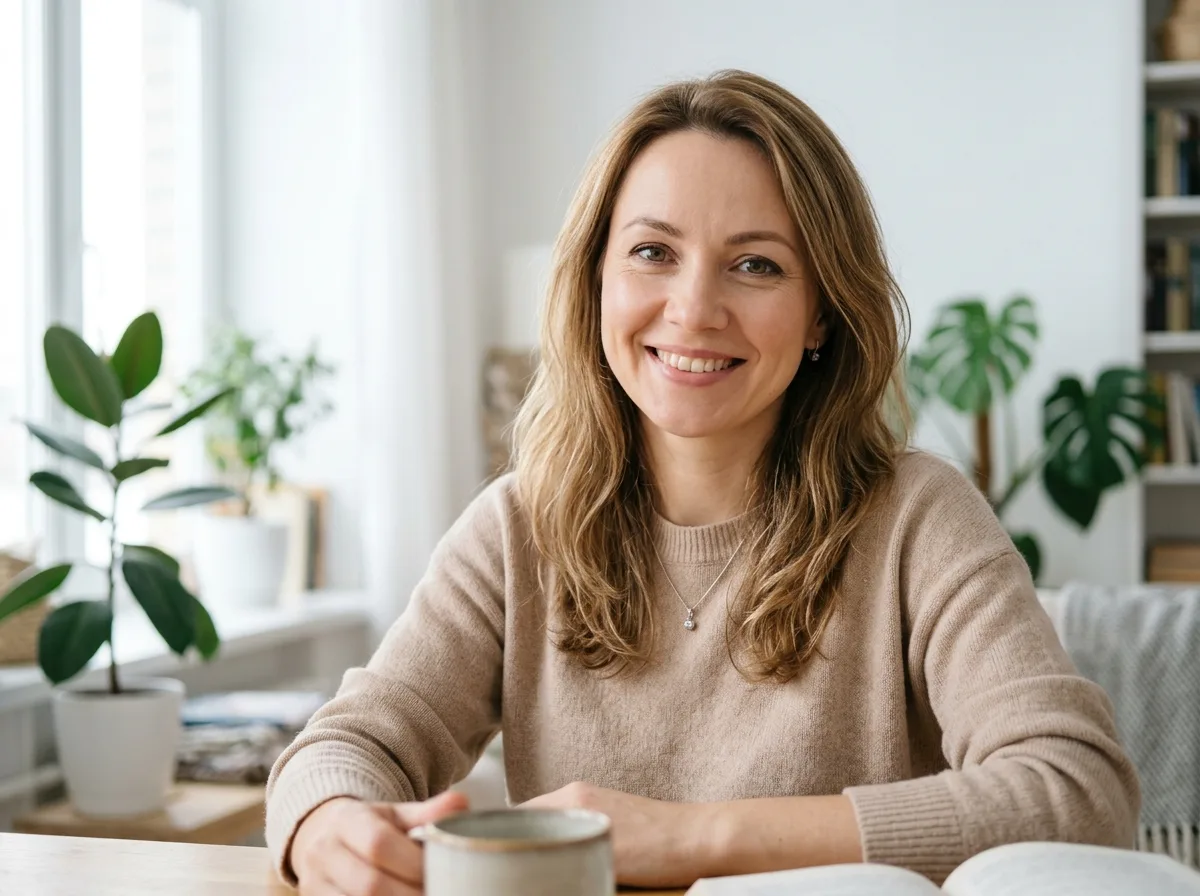 Аватар женщины Светланы, 38 лет, Казань, доброжелательное лицо, светлый фон